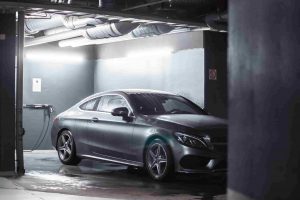 Mercedes Benz i biltvätt